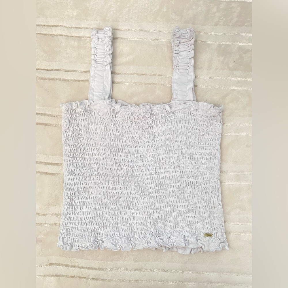 Guess white tank top size m